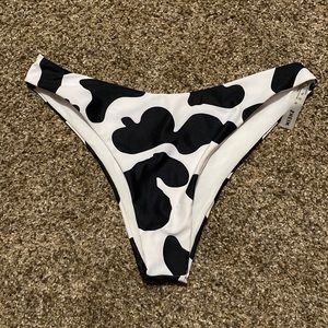 Never Worn Cow Print Bimini Bottoms